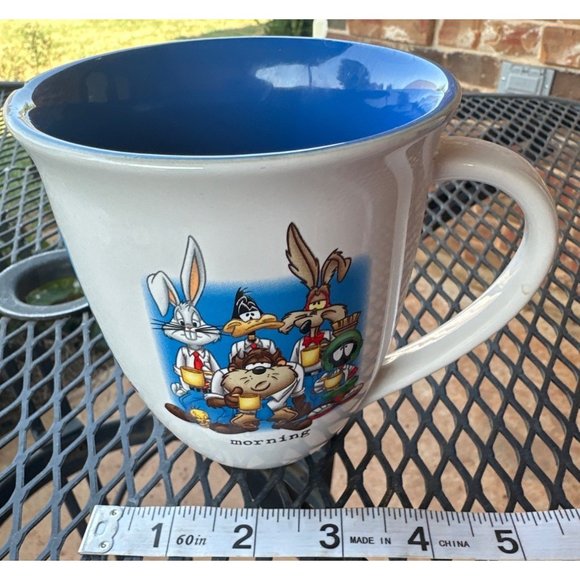 Vintage 1999 Warner Bros. Studio Store Looney Tunes Ceramic Mug 16 oz. (READ) - Picture 7 of 11